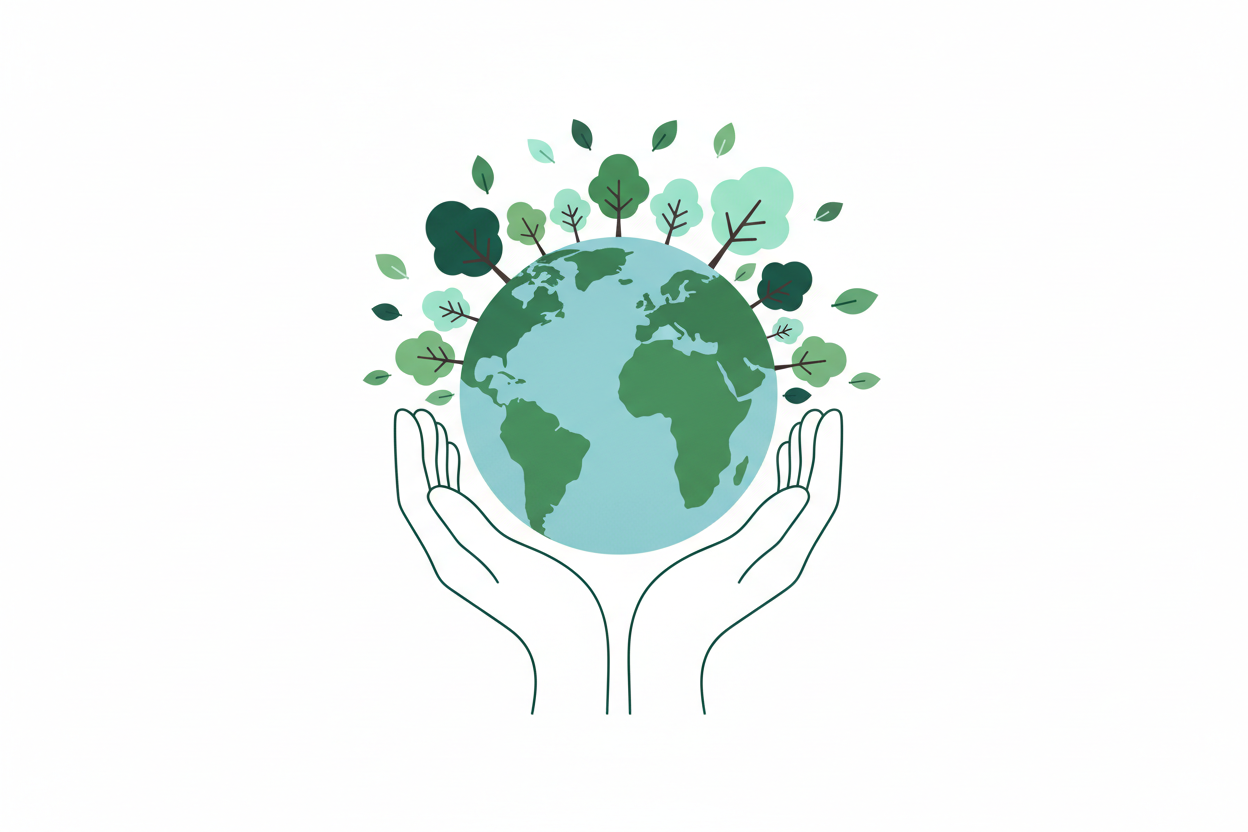 Earth protection illustration